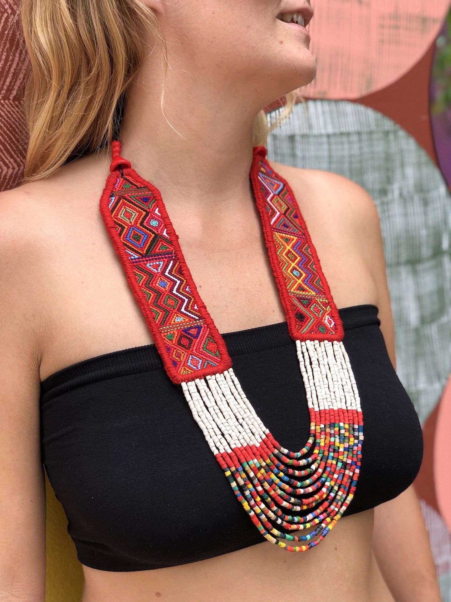 Ceremonial Textile Necklaces - "Pura Vida"