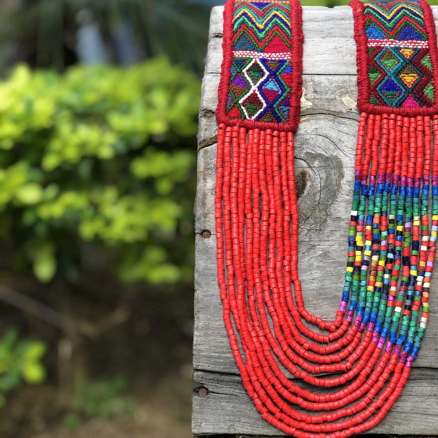 Ceremonial Textile Necklaces - "Pura Vida"