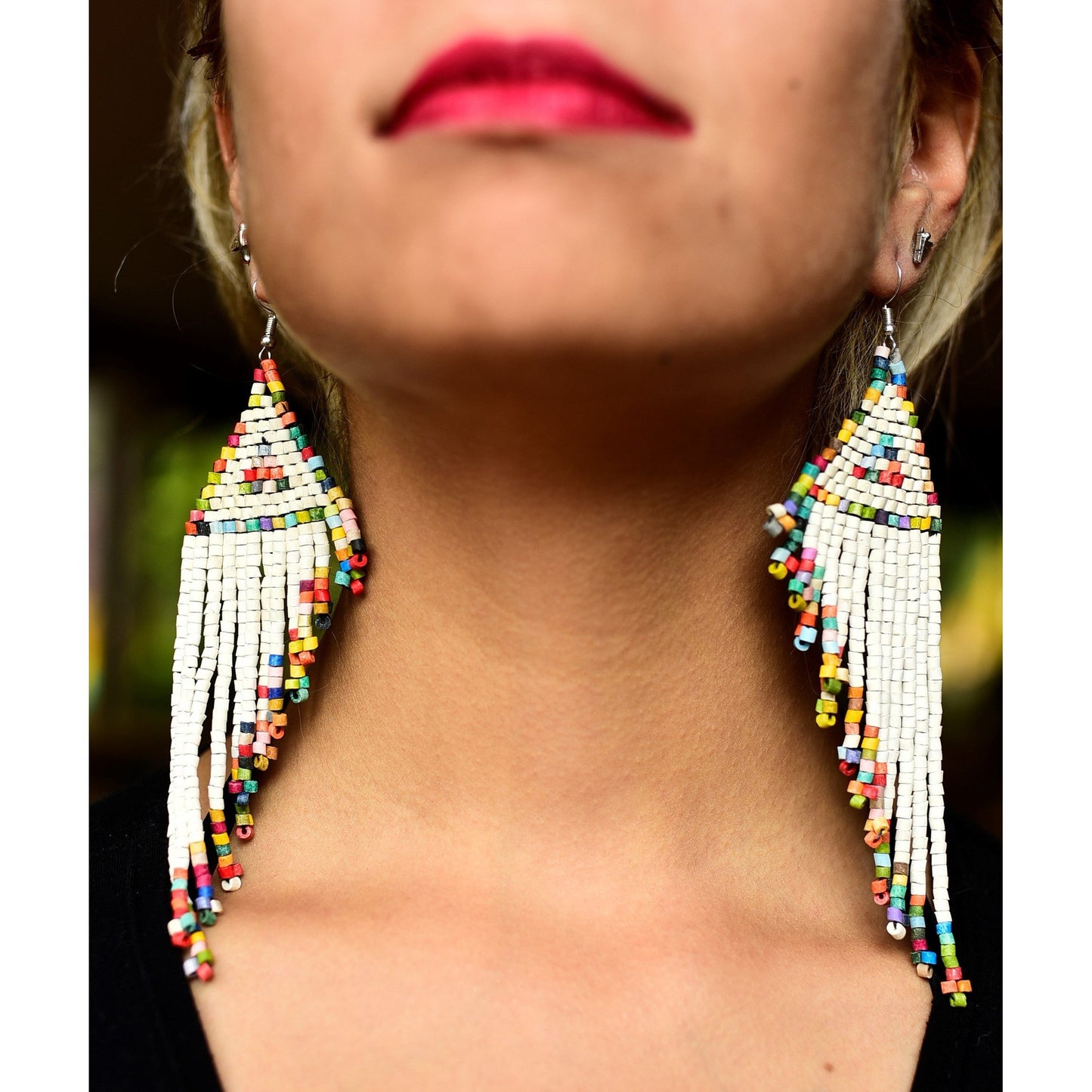 Cola de Quetzal - Borde Multicolor