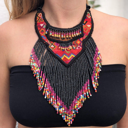 Ceremonial Textile Necklaces - "Quimbaya"
