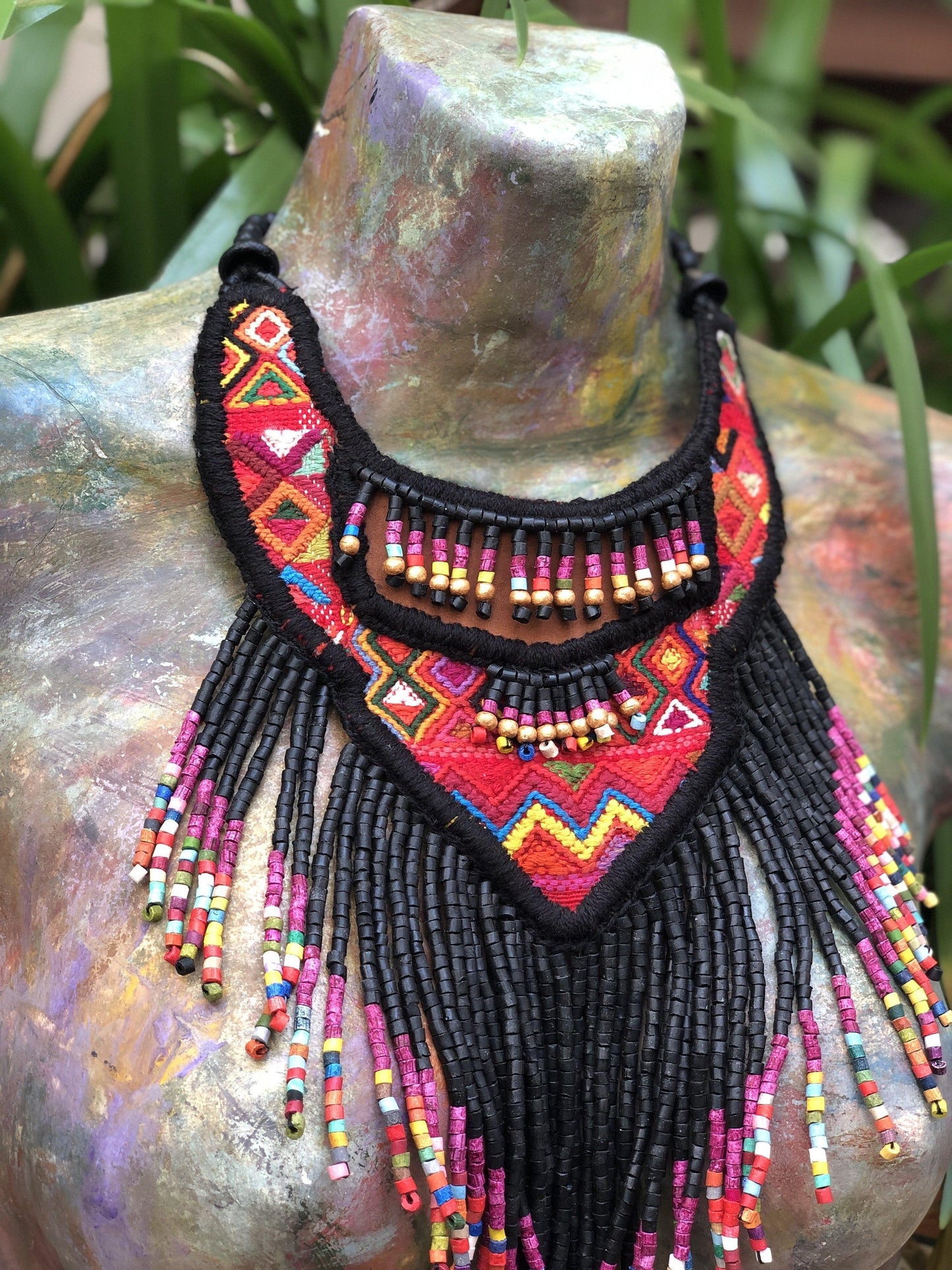 Ceremonial Textile Necklaces - "Quimbaya"