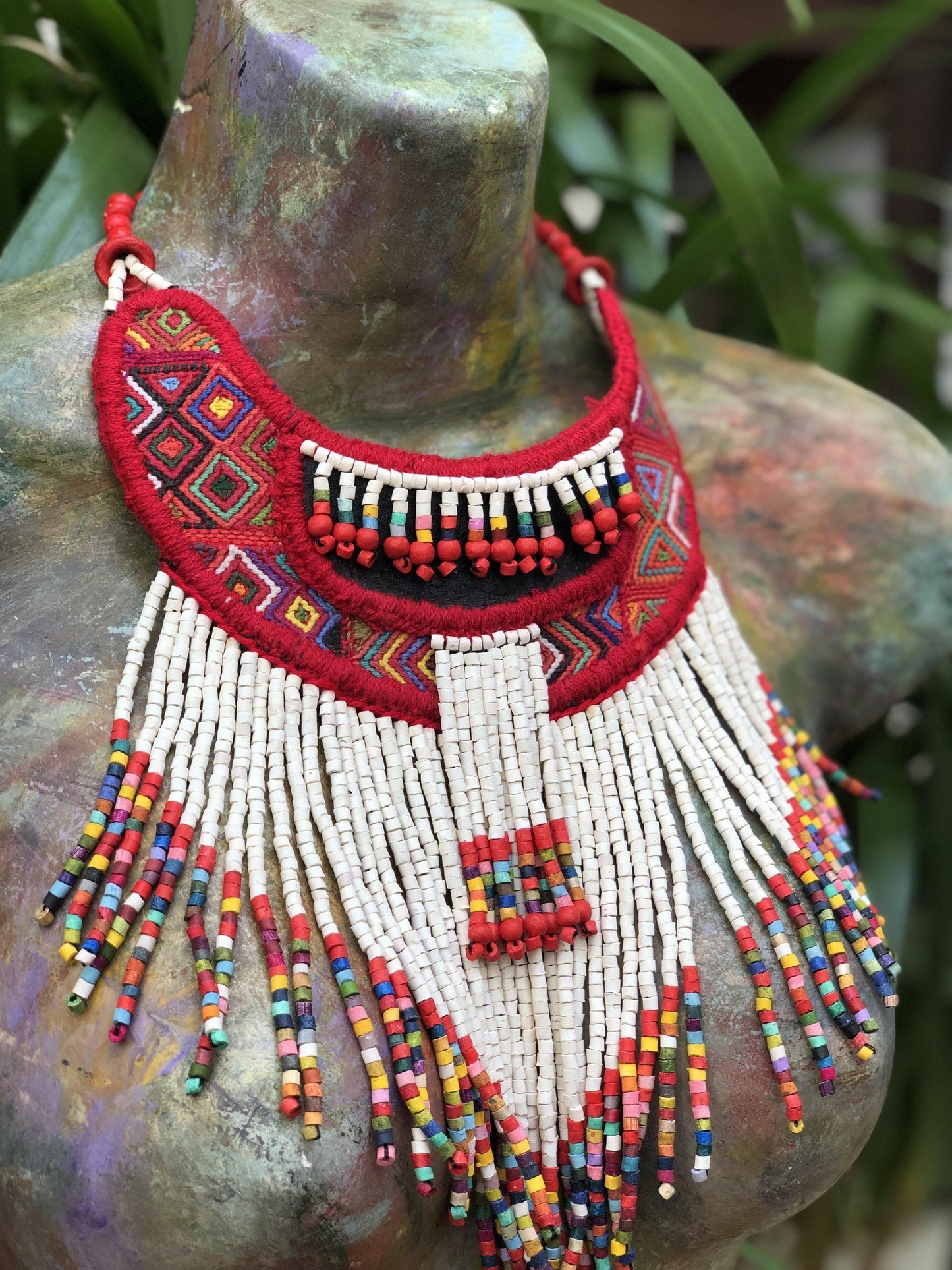 Ceremonial Textile Necklaces - "Quimbaya"