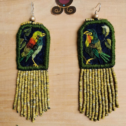 Santiago Birds - Olive