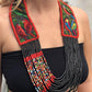 Embroidered Birds Chest/Neck Pieces - "Santiago Birds"