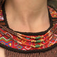 Ceremonial Textile Necklaces with Precious Stones - "Semuc Champey"