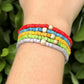Beaded Bracelets - "Solidarity Pack" (5 pcs.), handmade