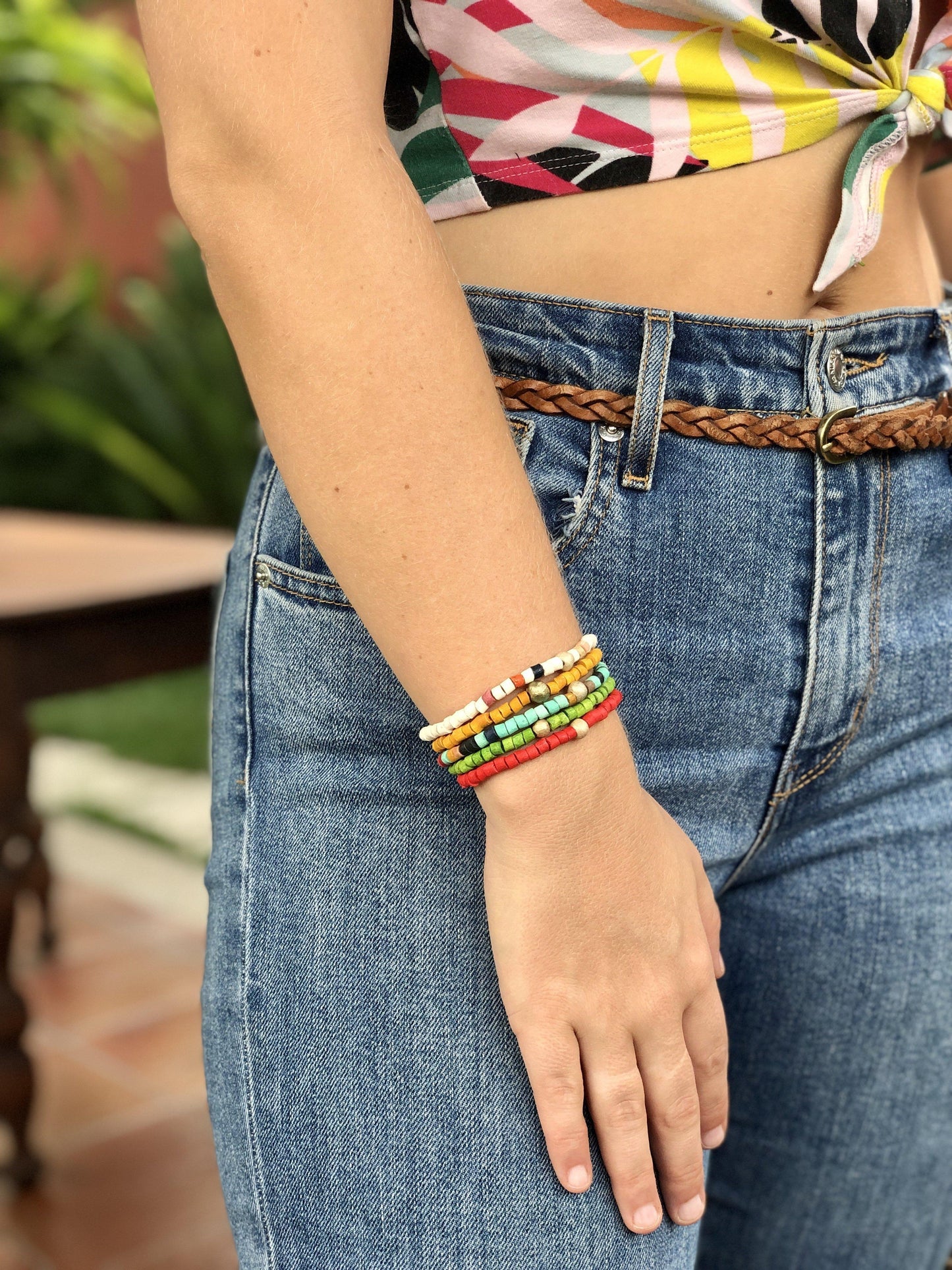 Beaded Bracelets - "Solidarity Pack" (5 pcs.), handmade