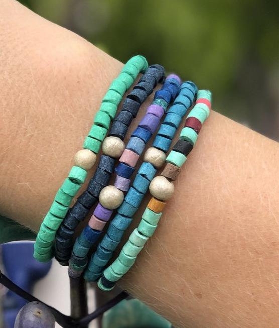 Beaded Bracelets - "Solidarity Pack" (5 pcs.), handmade