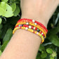Pulseras de cuentas - "Pack Solidario" (5 uds.), hechas a mano