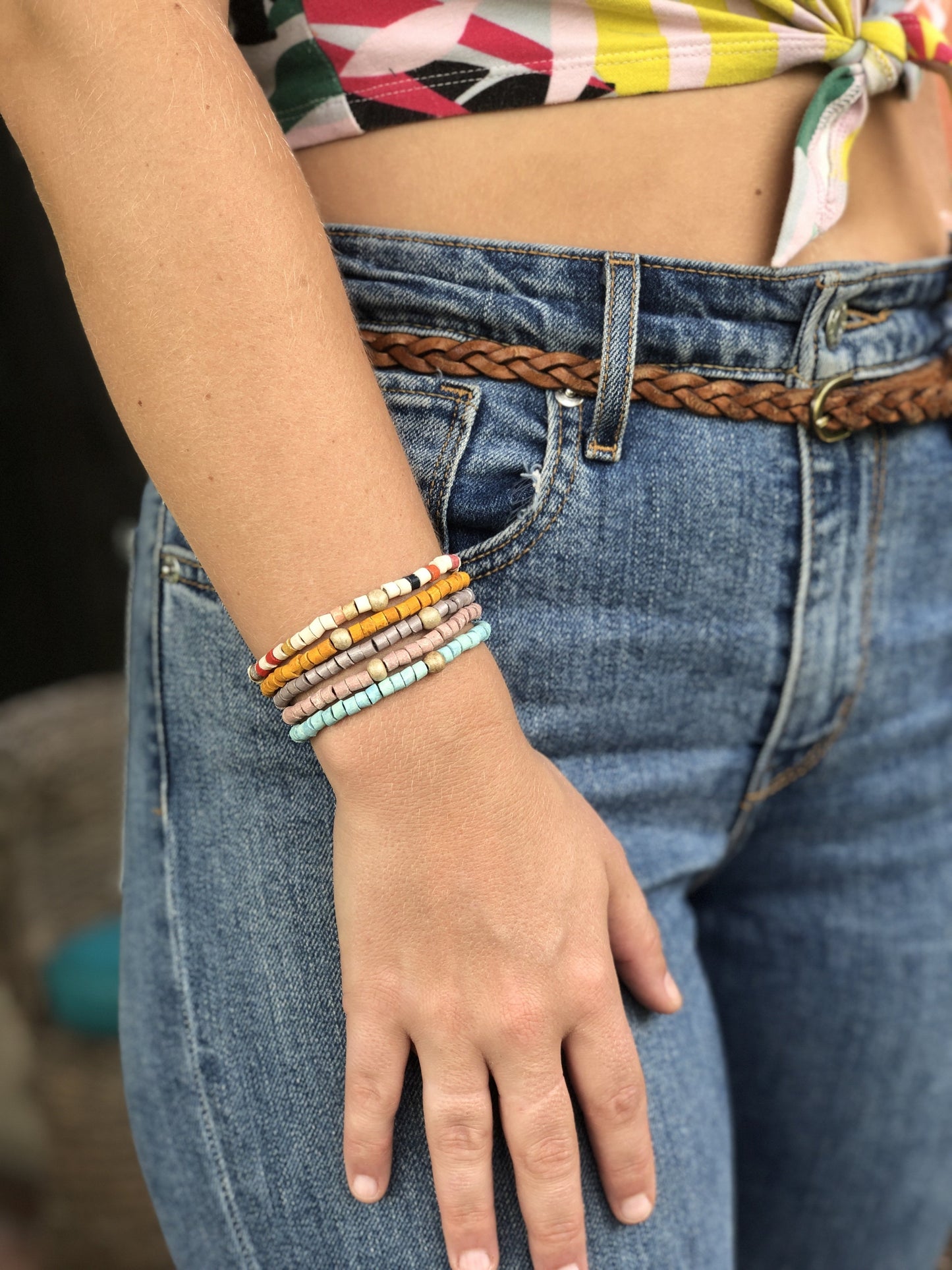 Solidarity Bracelets (Bright Colors - 5 pcs.) 100% DONATION TO OUR ARTISAN FAMILIES