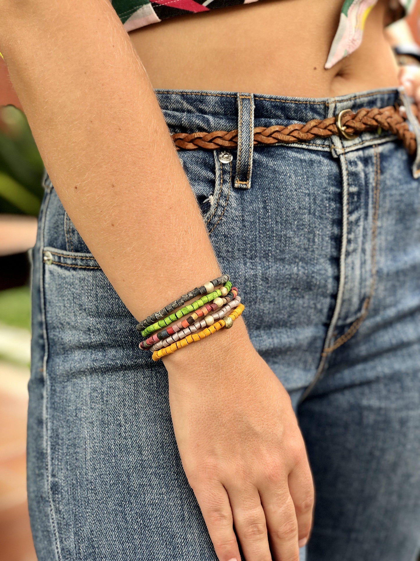 Solidarity Bracelets (Colores de la Tierra - 5 pcs.) 100% DONATION TO OUR ARTISAN FAMILIES