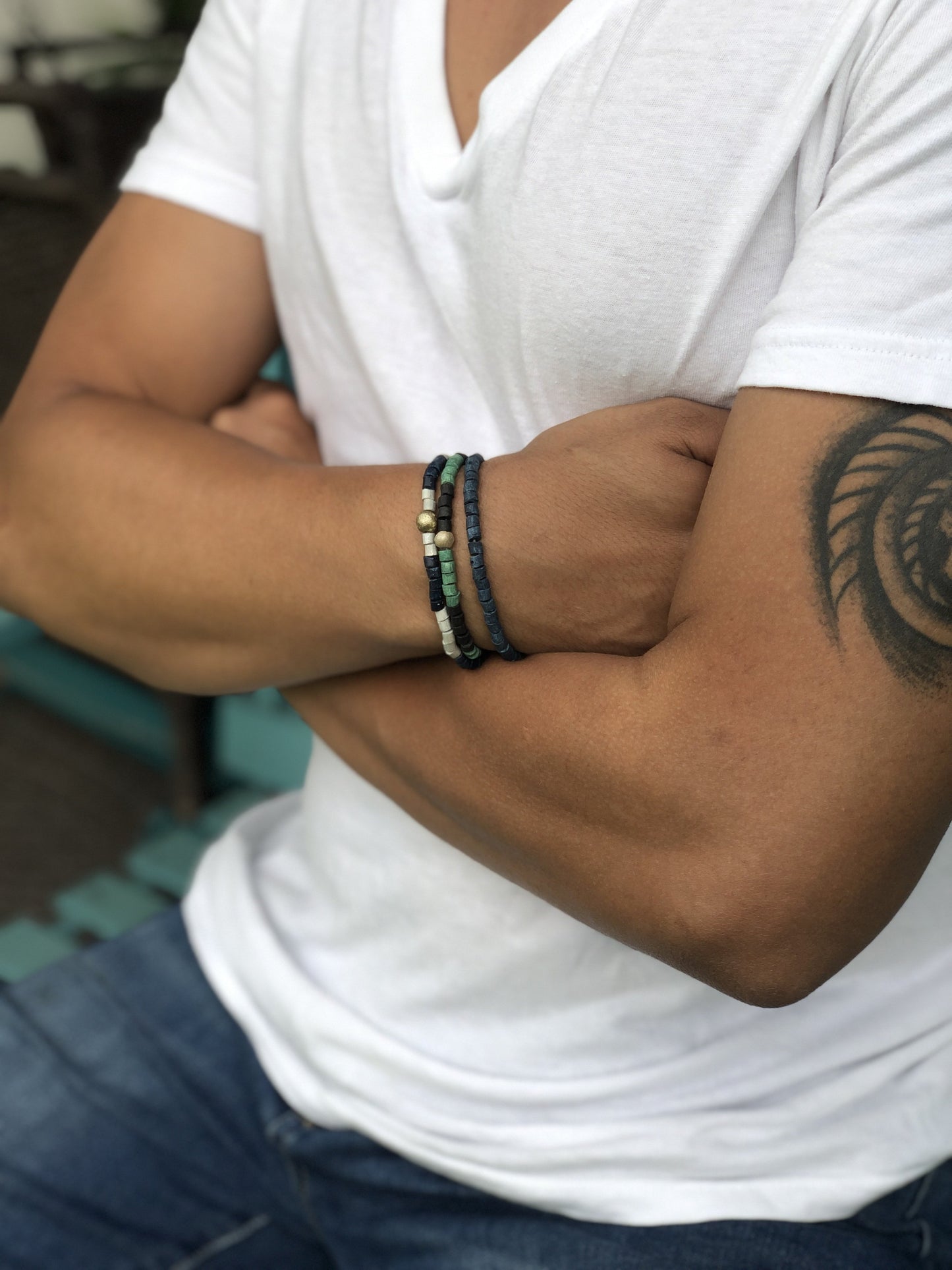 Solidarity Bracelets (Dark Colors, 5 pcs.) 100% DONATION TO OUR ARTISAN FAMILIES