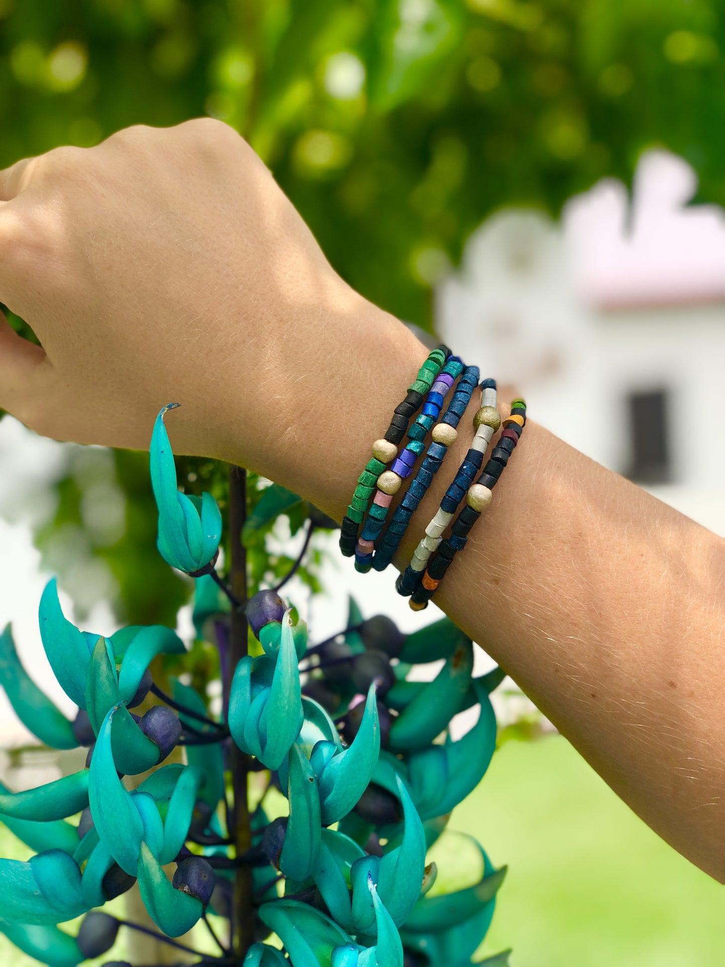 Solidarity Bracelets (Dark Colors, 5 pcs.) 100% DONATION TO OUR ARTISAN FAMILIES