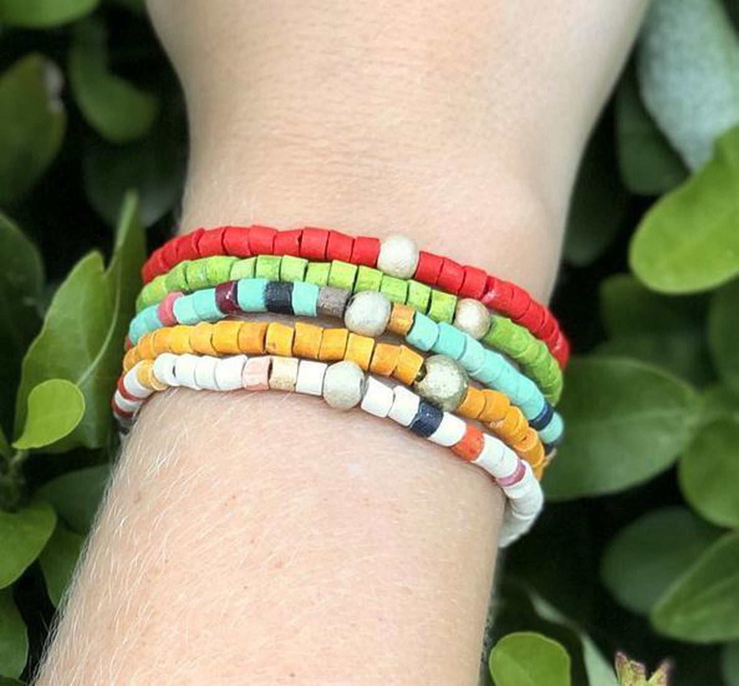 Solidarity Bracelets (Random Colors, 5 pcs.) 100% DONATION TO OUR ARTISAN FAMILIES