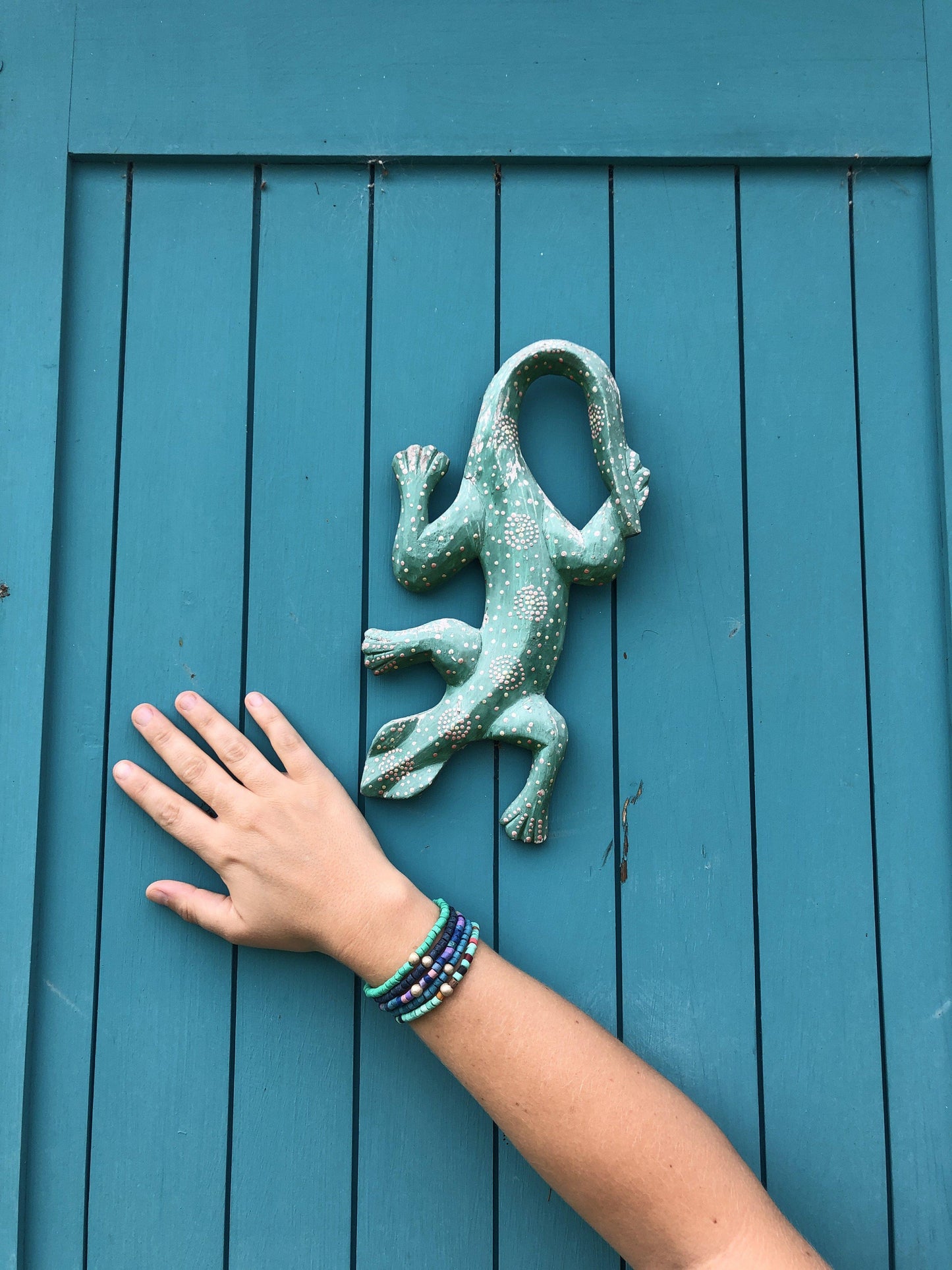 Solidarity Bracelets (Shades of Turquoise & Blue, 5 pcs.) 100% DONATION TO OUR ARTISAN FAMILIES