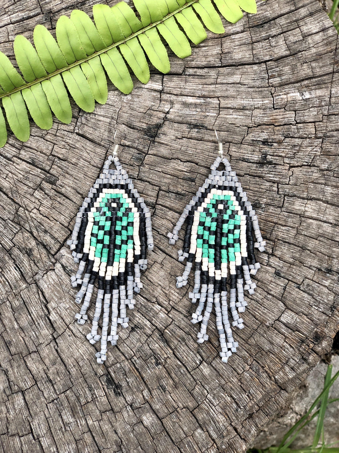 Tikal Fossils - Gray/turquoise
