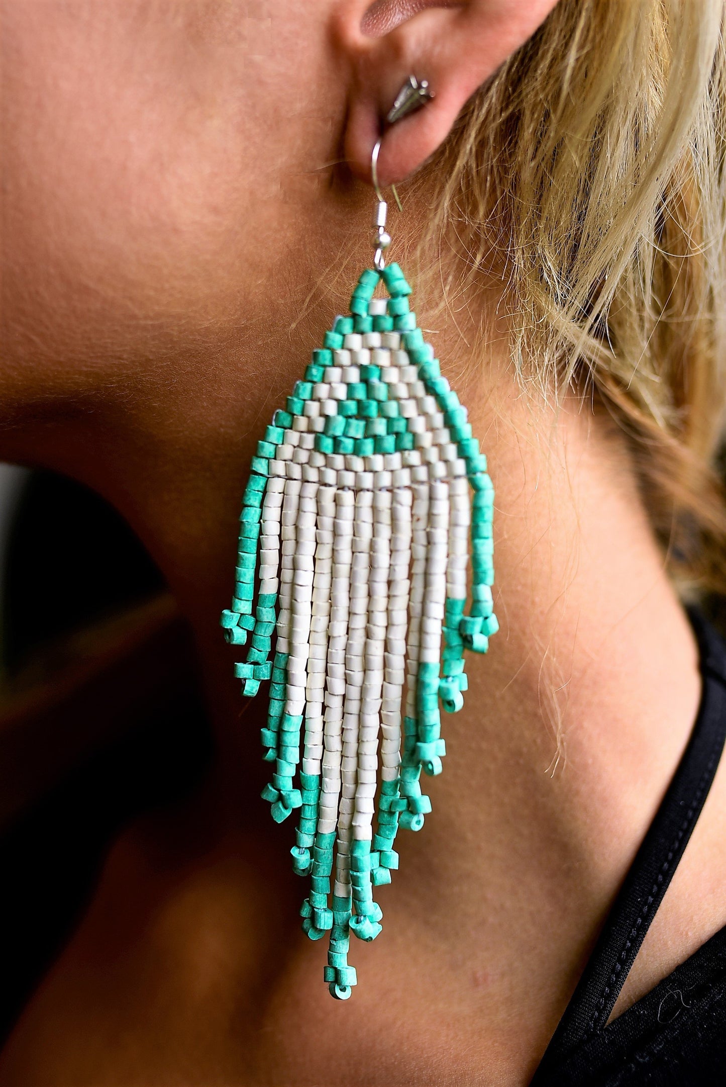 Tikal Tri - Turquoise Edge
