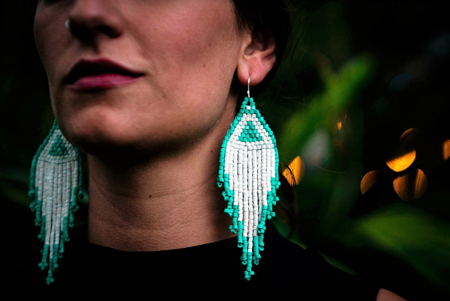 Tikal Tri - Turquoise Edge