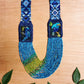 Embroidered Birds Textile Necklaces - "Santiago x Zunil"