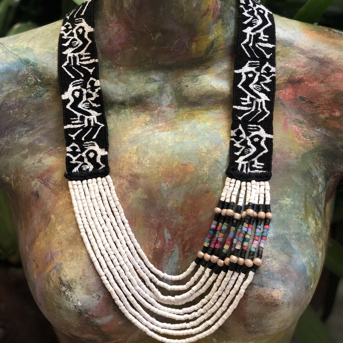 Woven Textile Necklaces - "Zunil"